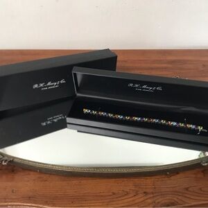 NWT R. H. Macy & Co. Multicolor Crystal Tennis Bracelet 💎